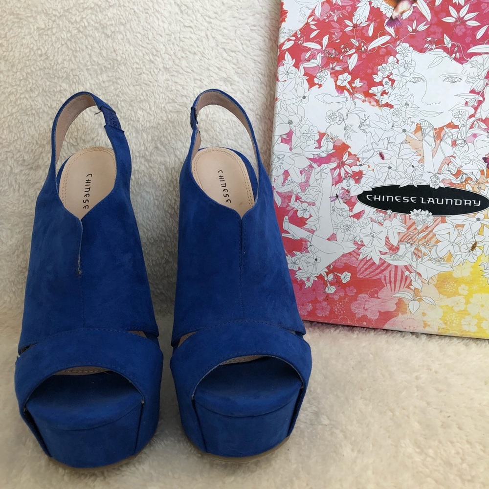 Jewel Tone Chinese Laundry Wedges